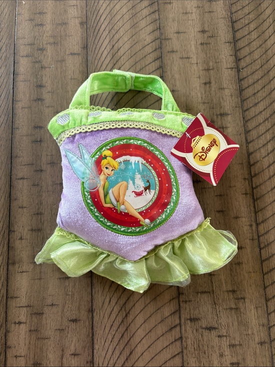 Disney Other - Disney Purple & Green Tinker Bell Kids Tote Bag